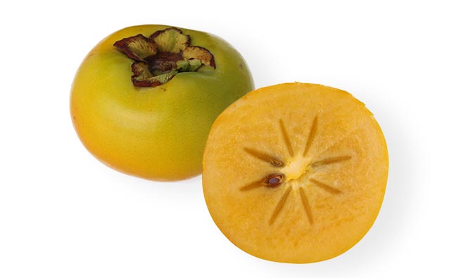 青い状態の実でも食べ頃という驚きの太秋柿！種も2～3個で食べやすい品種です。