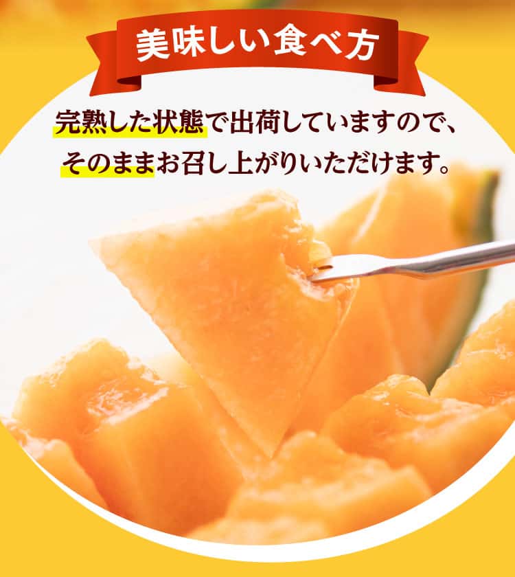 赤メロンの美味しい食べ方