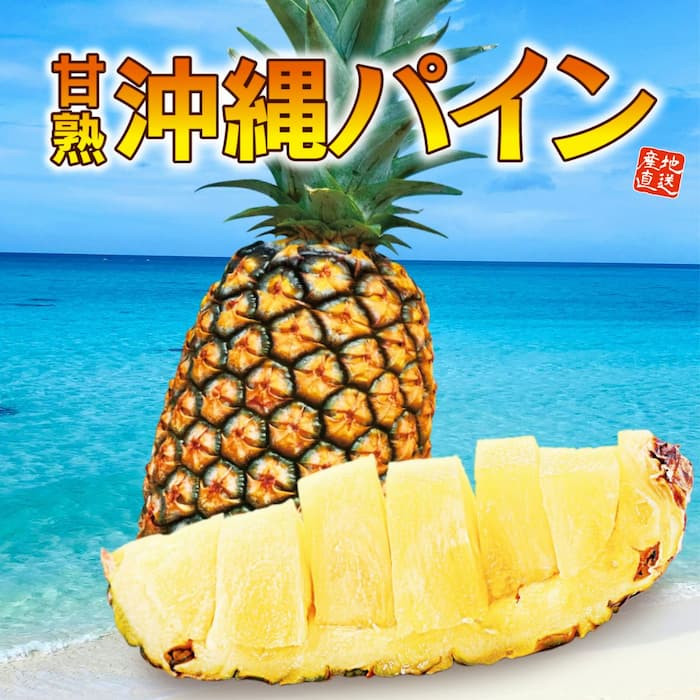 沖縄県産「甘熟沖縄パイン」(約800g~1kg)